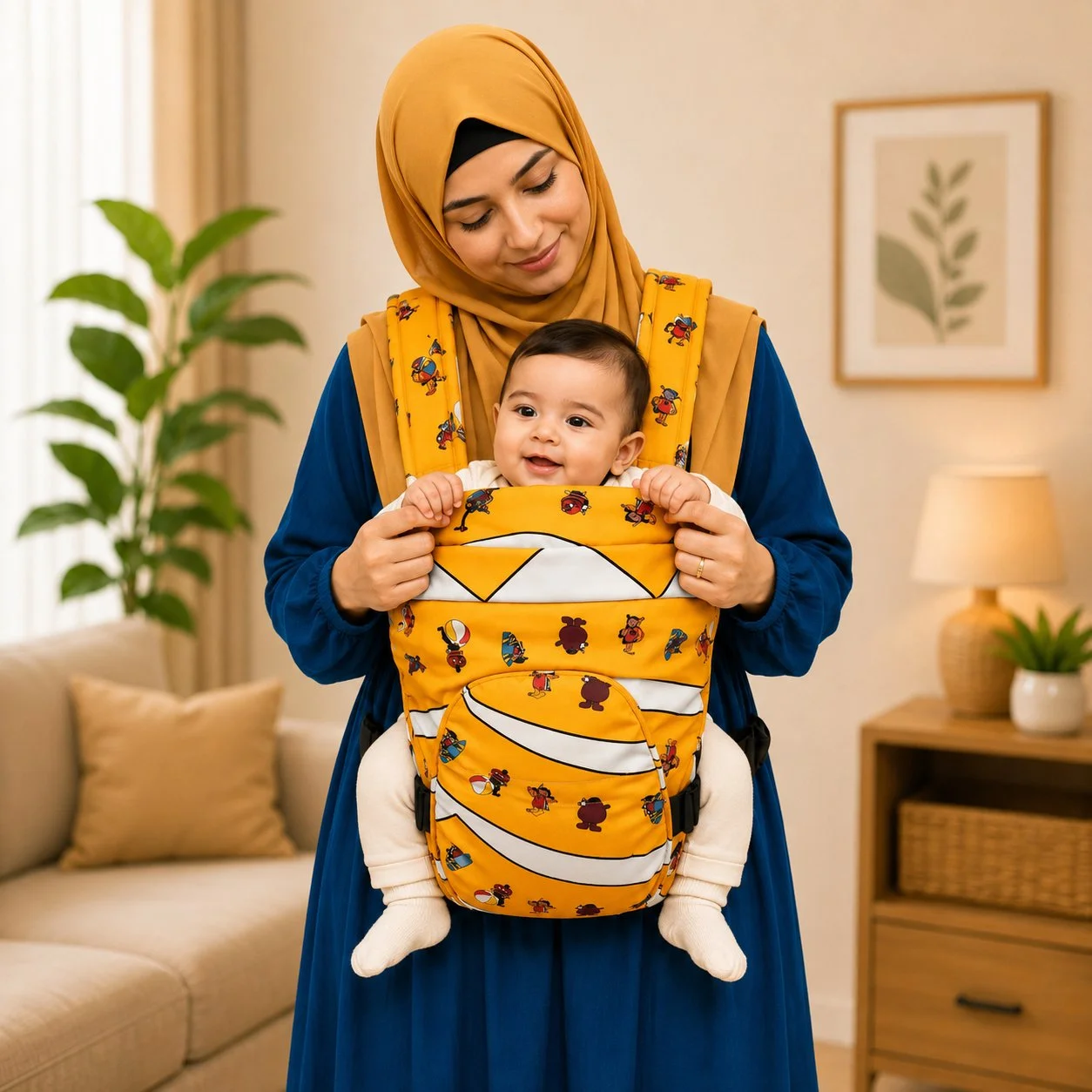 Premium Ergonomic Baby Carrier for Safe, Comfortable & Hands-Free Parenting